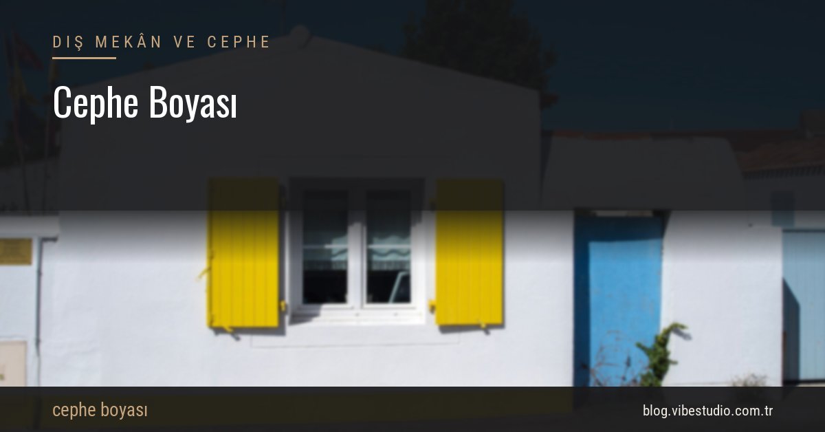 Bir binanın boyalı dış cephesinin ve yüzey dokusunun görünümü