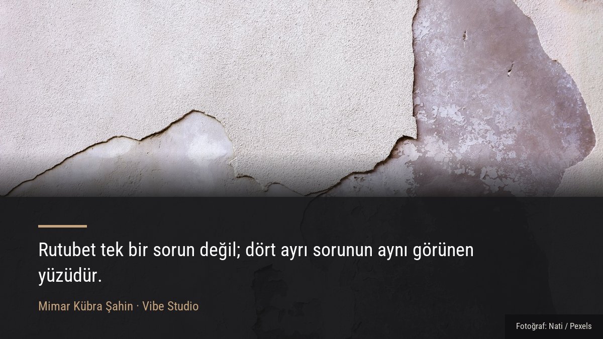 Duvarda boya kabarması ve yüzey bozulmasının yakın çekim detayı