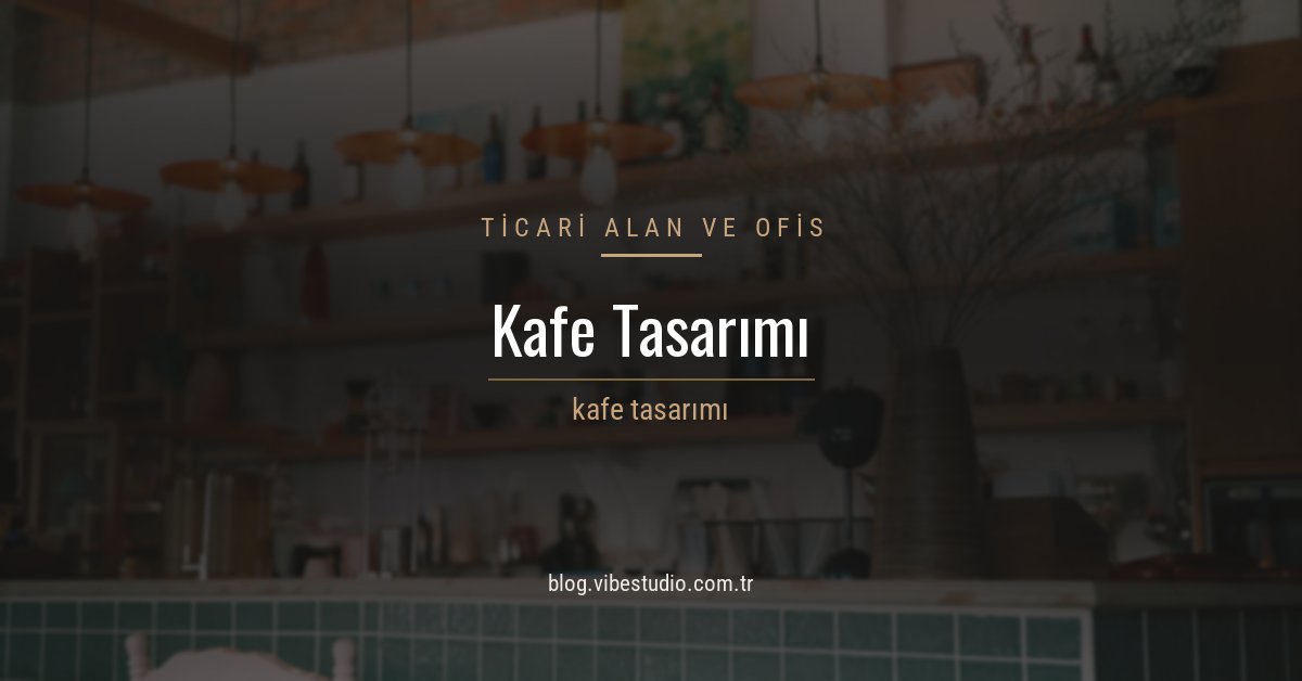 Bir kahve dükkânında çinili tezgâh ve üzerindeki sarkıt aydınlatmanın görünümü